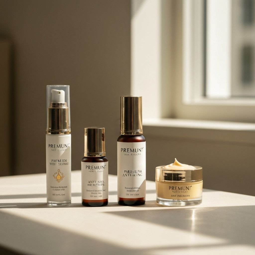 Premium skincare products